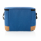 Двухцветная сумка-холодильник Impact XL из RPET AWARE™ и натуральной пробки, синяя