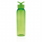 Герметичная бутылка для воды из AS-пластика, зелёная, вид сбоку
