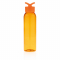 Герметичная бутылка для воды из AS-пластика, оранжевая, вид сбоку