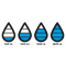 Бутылка для воды Aqua из материала Tritan, индикатор нормы потребления воды в сутки
