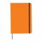 Блокнот для записей Basic, в твердой обложке PU, А5, оранжевый, спереди