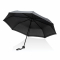 Компактный зонт Impact из RPET AWARE™ со светоотражающей полосой, d96 см, черный