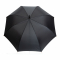 Плотный зонт Impact из RPET AWARE™ с автоматическим открыванием, d120 см, черный