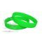 Силиконовый браслет с выпуклым / вдавленным логотипом, светло-зеленый