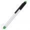 Ручка-стилус с подставкой для телефона, зеленая