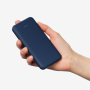 Внешний аккумулятор Elari Plus, soft touch, синий