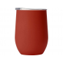 Термокружка Vacuum mug C1, soft touch, красная