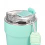 Термокружка вакуумная Monaco, бирюзовая