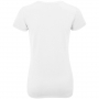 Футболка Millenium Stretch Women, белая, вид сзади