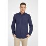 Рубашка BURMA MEN, мужская, темно-синяя, на модели