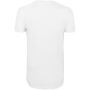 Футболка Magnum Men удлиненная, мужская, белая, спина