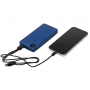 Внешний аккумулятор Mild, металлик soft-touch, 10 000 mAh, синий