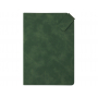 Блокнот А5 с магнитным клапаном в гибкой обложке Chaplin, зеленый