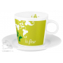 Кофейная пара Fancy Cafe Set, чашка+блюдце, фарфор