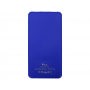 Портативное зарядное устройство Reserve с USB Type-C, 5000 mAh, синее, обратная сторона