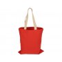 Сумка для шопинга Steady хлопковая с парусиновыми ручками, 260 г/м2, красная