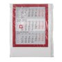 Настольный календарь Акцент на 2 года, красный, в пакете