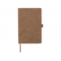 Блокнот А5 Suede, коричневый, спереди