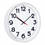 Часы настенные ChronoTop, белые, вид сбоку