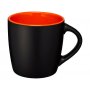 Чашка Riviera, чёрная с оранжевым