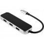 Хаб USB Type-C 3.0 Chronos, черный