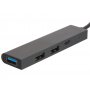 USB-хаб Command с коннектором 2-в-1 USB-C и USB-A, 2.0/3.0
