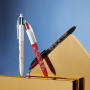Шариковая ручка Bic 4 Colors, пример персонализации с фольгой