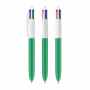 Шариковая ручка Bic 4 Colors, зелёная