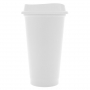 Стакан с крышкой Color Cap White