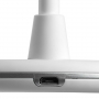 Лампа с колонкой и беспроводной зарядкой lampaTon, белая, usb вход