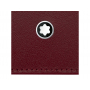 Футляр для кредитных карт, Montblanc, бордовый, знак Montblanc