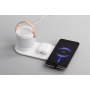 Настольная беспроводная (15W) зарядная станция Smart Home с bluetooth колонкой-лампой
