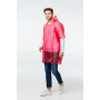 Дождевик-пончо RainProof, красный, вид спереди