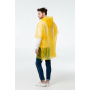 Дождевик-пончо RainProof, желтый, вид сзади