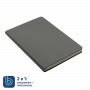 Ежедневник Bplanner 01, экокожа, серый
