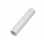 Универсальное зарядное устройство Power bank с фонариком 2600 mAh, белое
