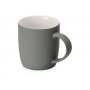 Кружка с покрытием soft-touch Dalgona, серая