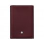 Визитница, Montblanc, бордовая