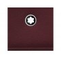 Визитница, Montblanc, бордовая, эмблема Montblanc
