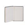 Ежедневник Флоренция с покрытием soft grip, А5, черный, открытый