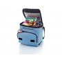 Сумка-холодильник Stockholm, голубая, открытая