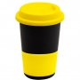 Кружка Magic To Go, черная с желтым