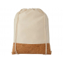 Рюкзак из хлопка и пробки, вид спереди