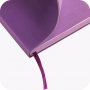 Блокнот NIKA soft touch, фиолетовый