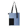 Шоппер Superbag Color, серый с чёрным