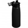 Спортивная бутылка Rally, черная, общий вид