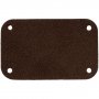 Лейбл Etha Nubuсk, темно-коричневый