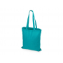 Сумка из хлопка Carryme 140, 140 г/м2, бирюзовая