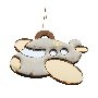 Ёлочная игрушка Самолетик