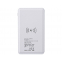 Беспроводной внешний аккумуляторPhase 3000 мAч, белый, вид снизу